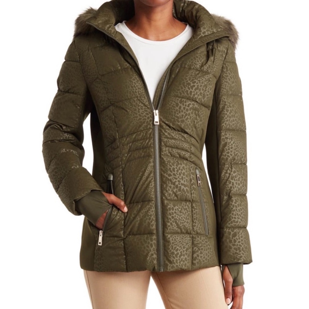 MICHAEL Michael Kors Olive Puffer Jacket